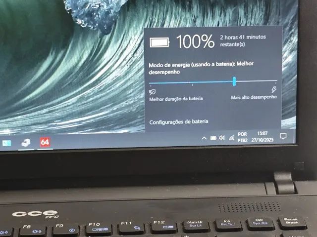 Notebook CCE Iron i7, 8GB de memória, SSD (novo) 256GB. Ótimo desempenho. Bateria Dura +2H - Foto 5