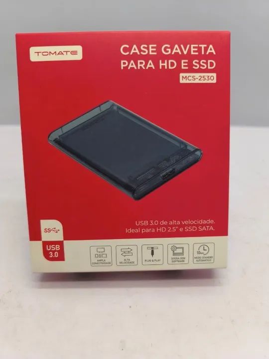 Case Gaveta Para HD e SSD - R$40,00