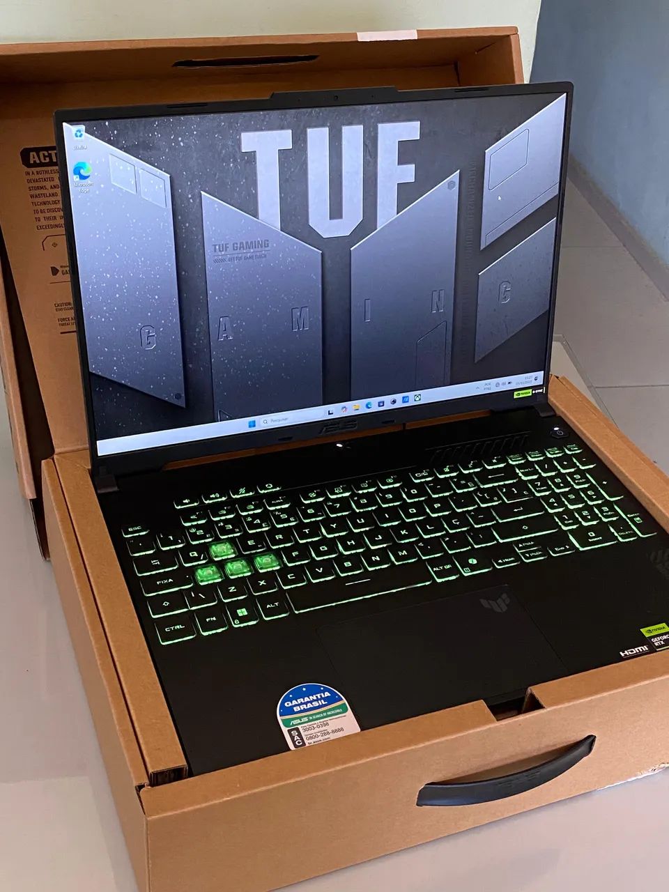 Notebook Asus gaming f16 ultra5, 16 gb, Ssd 512, rtx 4050 6gb