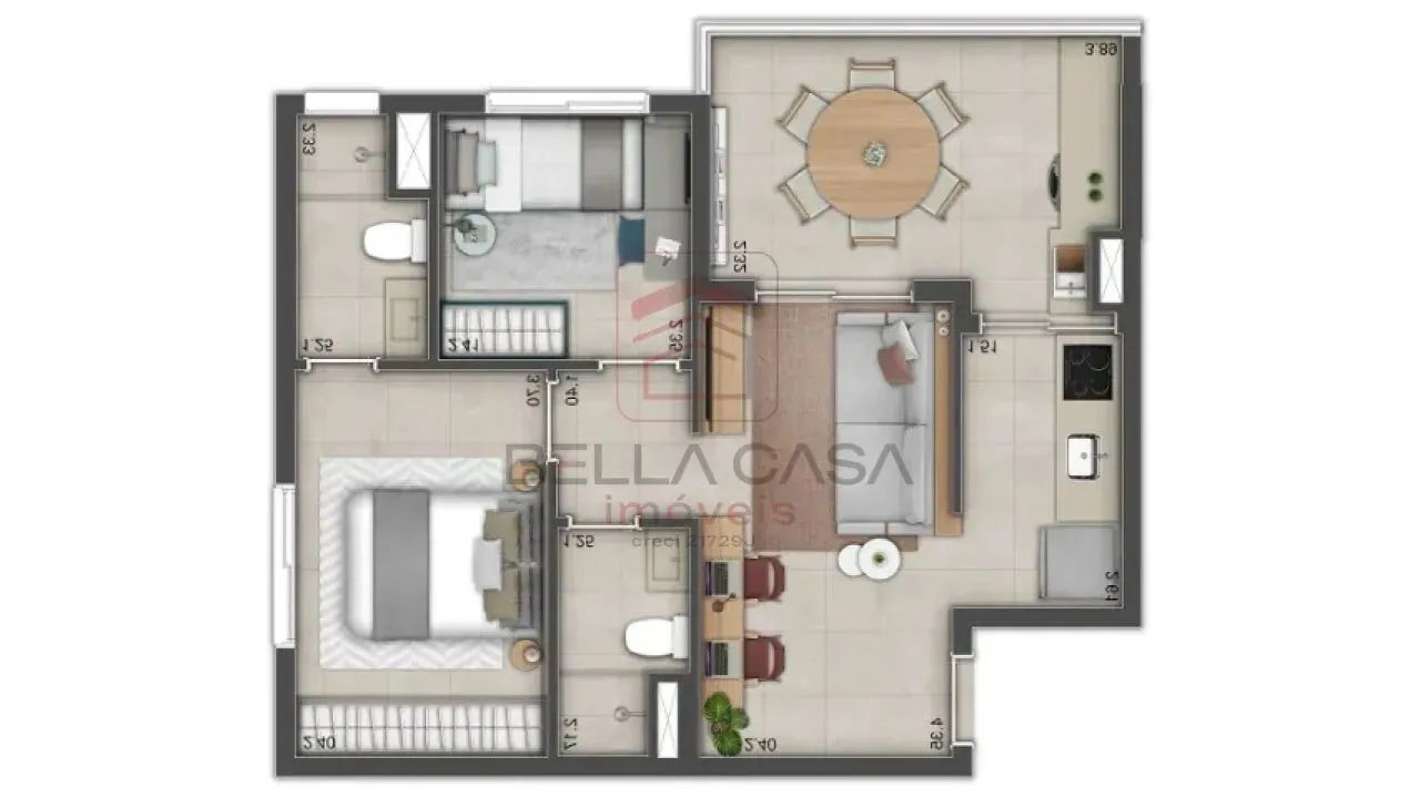 Apartamento a 400m do metrô Bresser-Mooca, 2 dorms. (1 suíte), com 1 vaga de garagem - Foto 2