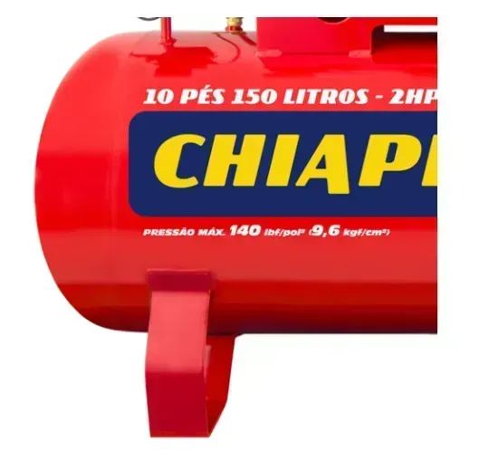 Compressor de ar média pressão 10 pcm 150 litros Chiaperini 10/150 RED - Foto 5