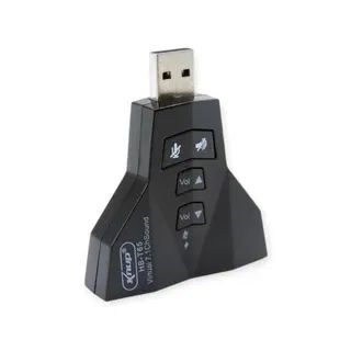 Adaptador USB de Áudio 7.1 Canais Knup HS-166