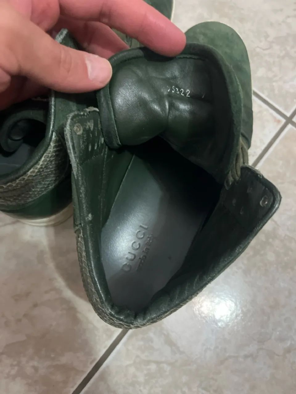 Tênis Gucci Verde - Original - Foto 4