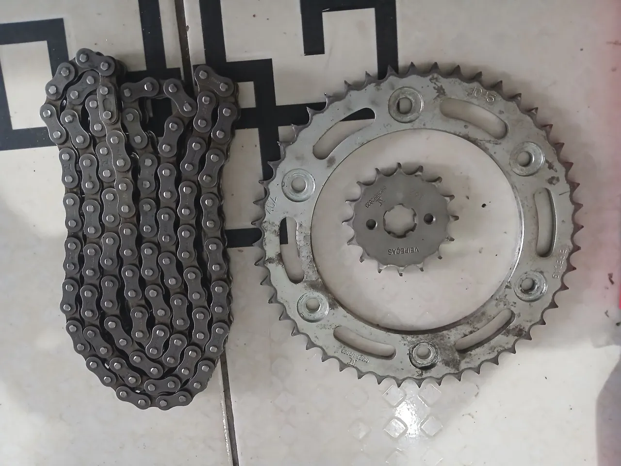 Kit transmissão quebra galho broz 160/ XRE 190( usado)