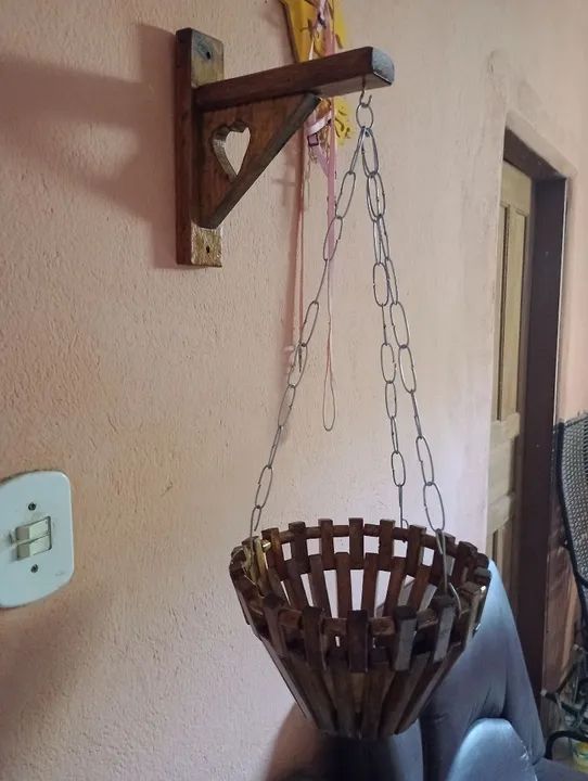 Suporte de parede para vaso de planta - Foto 2