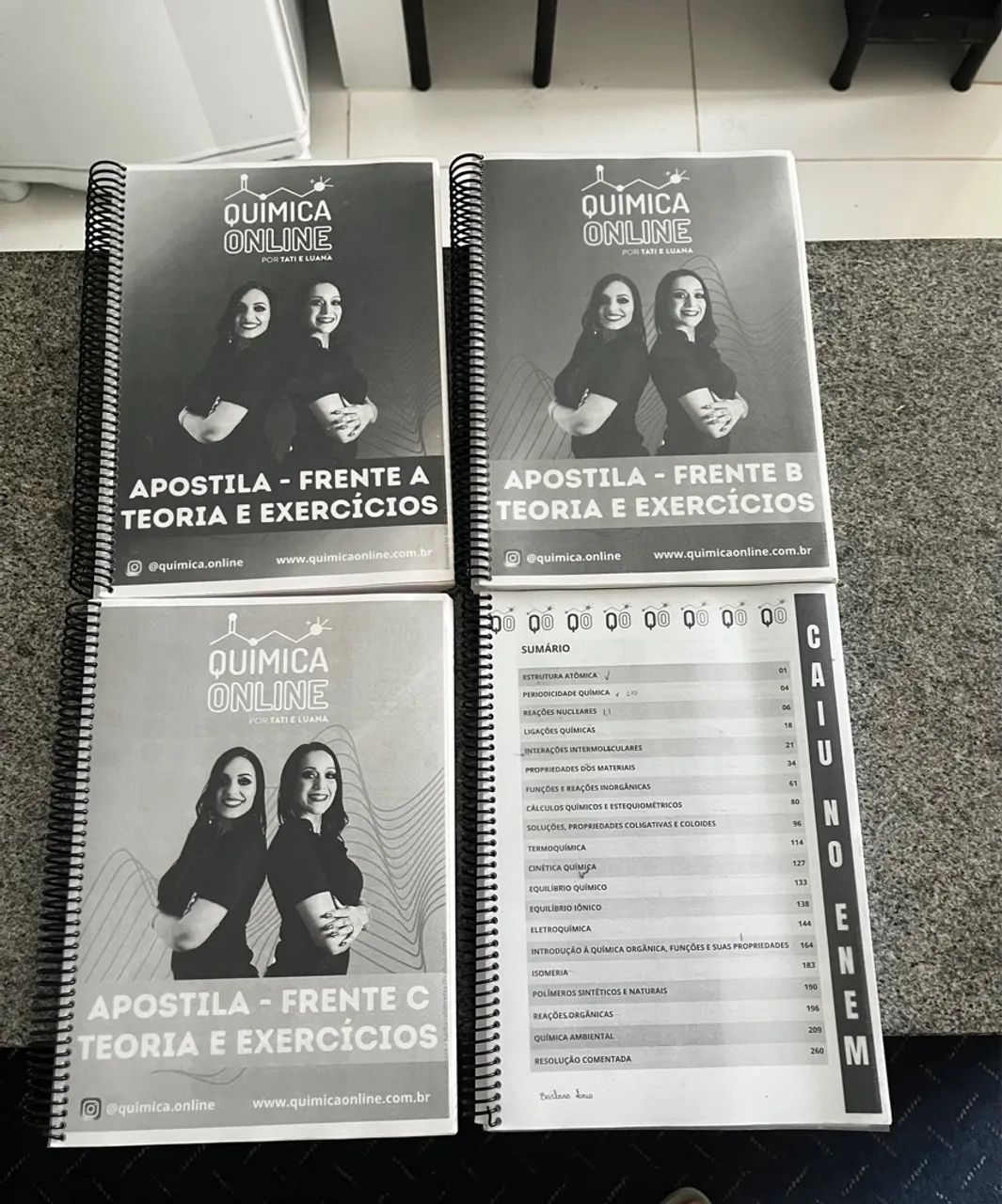 material completo química online