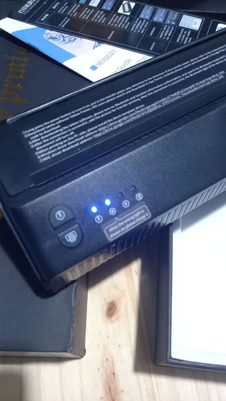 IMPRESSORA TÉRMICA TATTOO - TATTOO PRINTER (NOVA) - Foto 2