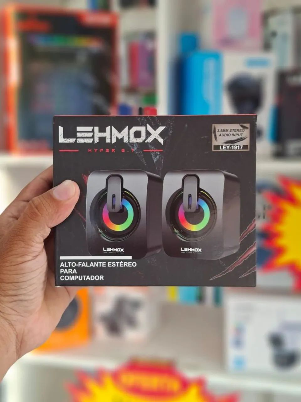 Caixa de som pc rgb USB - entrega em slz e região 