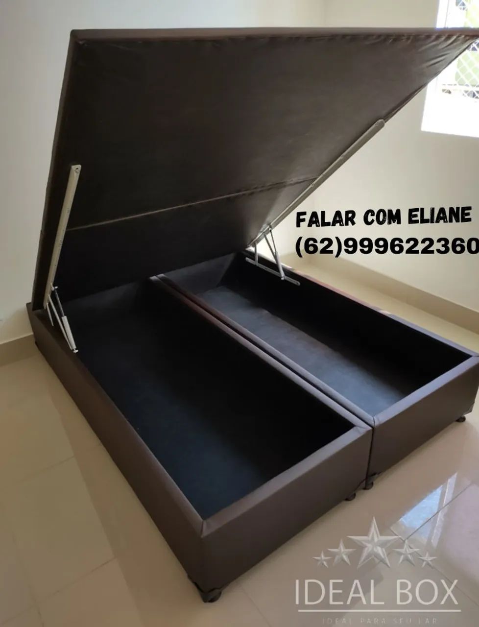 Box baú Queen 158×198 - Ganhe espaço com o box baú - - Foto 4