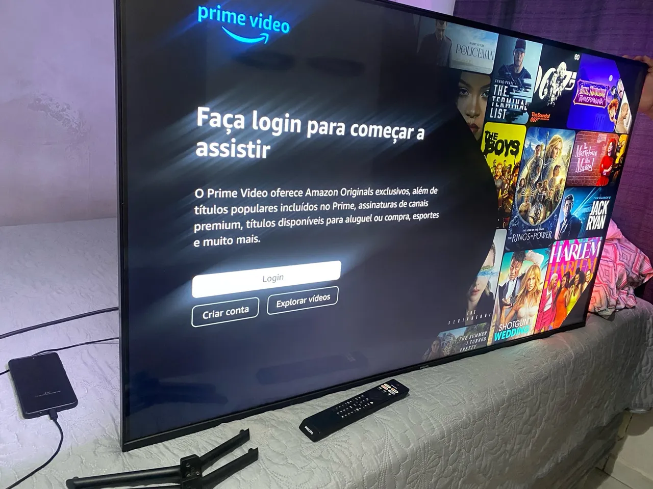 TV 55 polegadas smart 4K