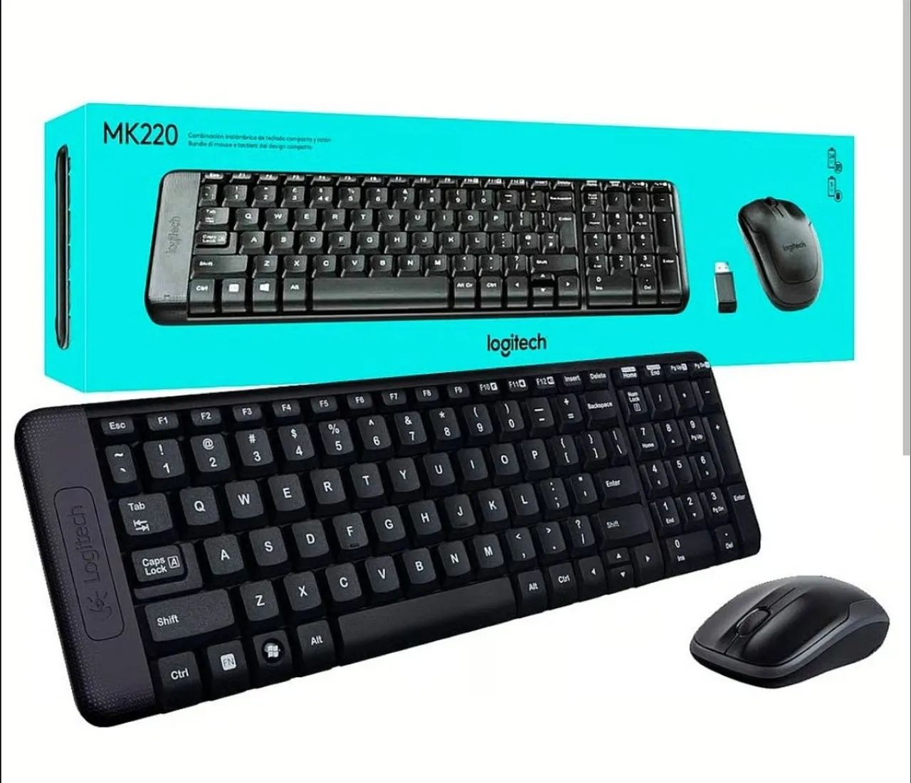 2 Kit teclado c/ mouse - Logitech  - Foto 2