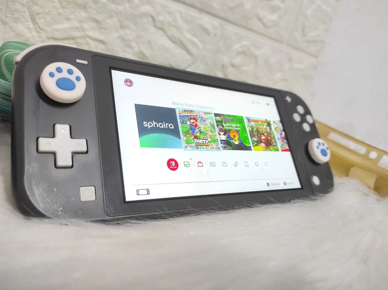 Nintendo Switch Lite Cinza - DESBLOQUEADO - SEMI NOVO - 64GB