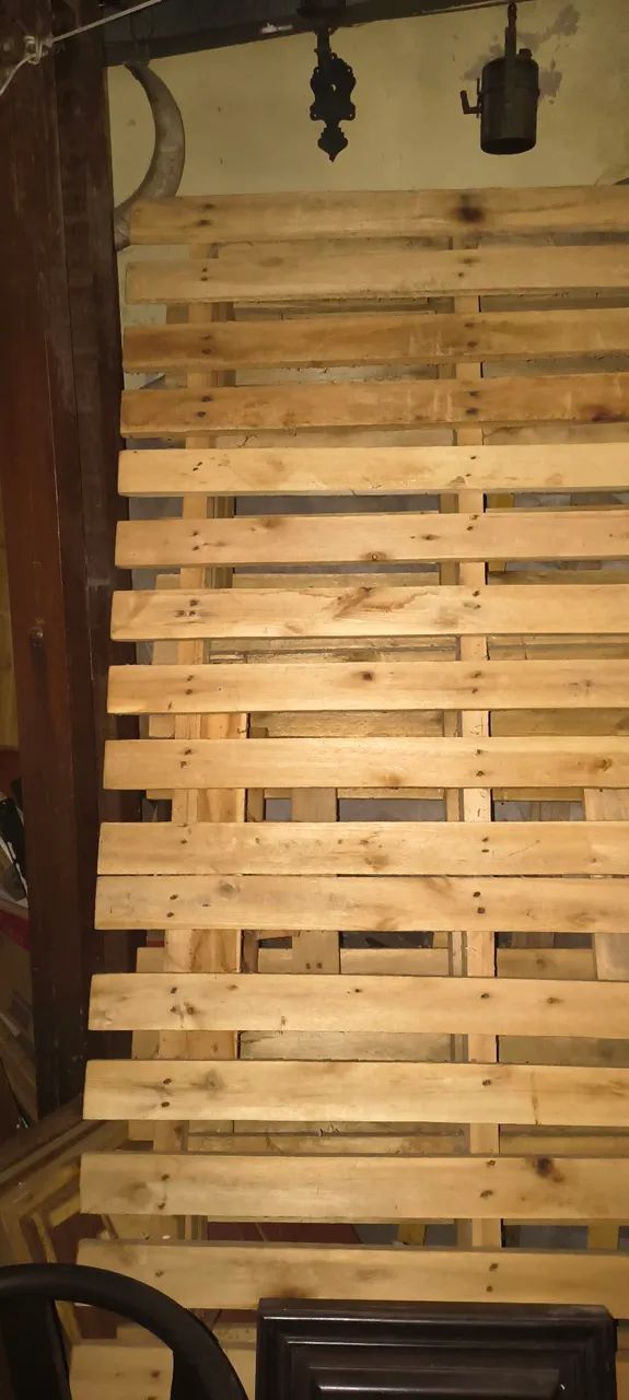 Duas camas de pallet pesadas(favor ler o anúncio) - Foto 3