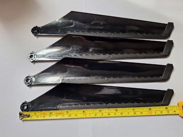 HÉLICES PARA O HELICOPTERO THUNDER H-18 CANDIDE (KIT COM 4) - Foto 3
