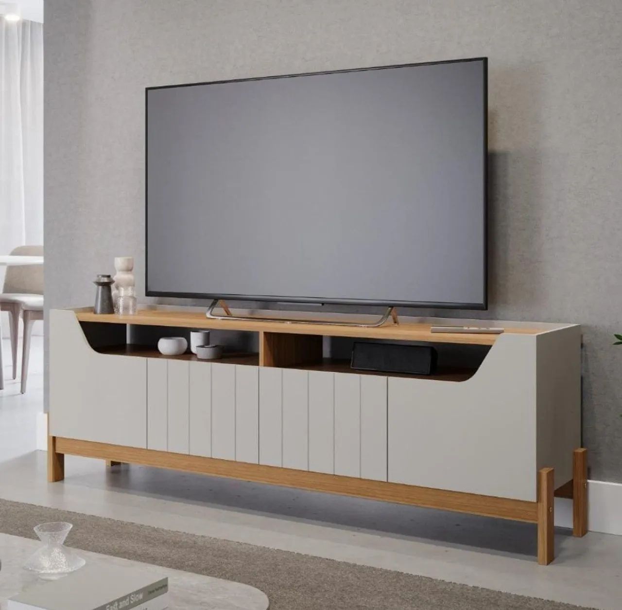 BANCADA PARA TVS ATE 65 POLEGADAS MDF - Foto 2