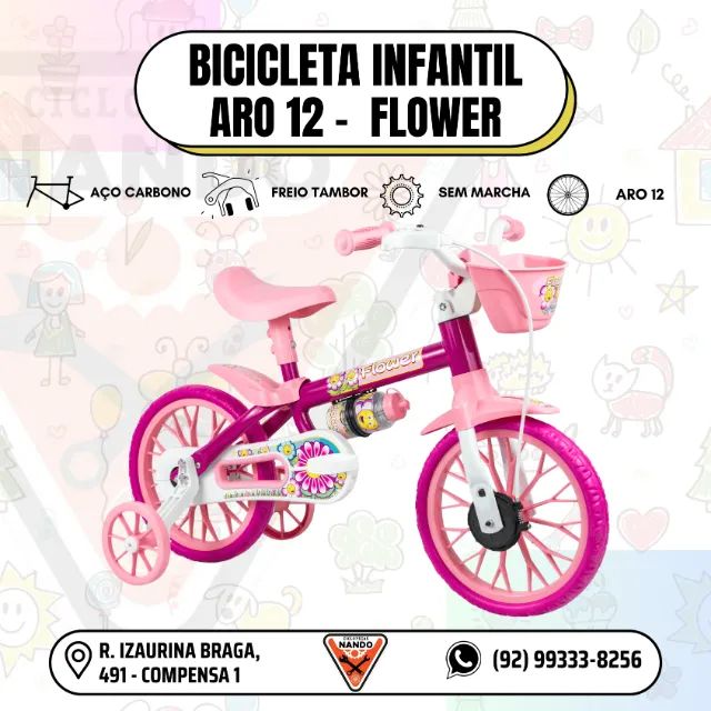BICICLETA INFANTIL ARO 12 NATHOR