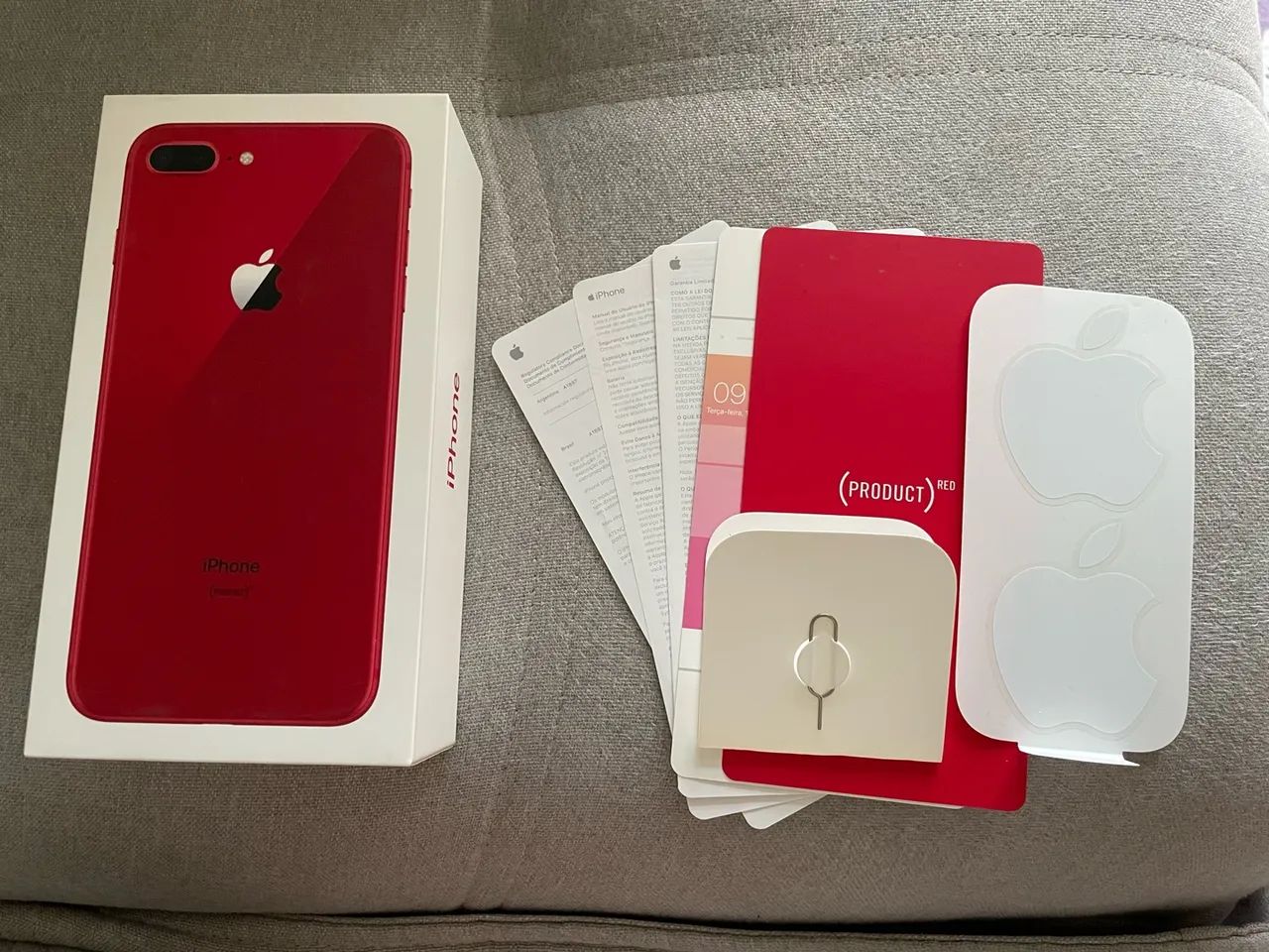 iPhone 8 Plus Vermelho 256 GB Edição Limitada - Foto 4