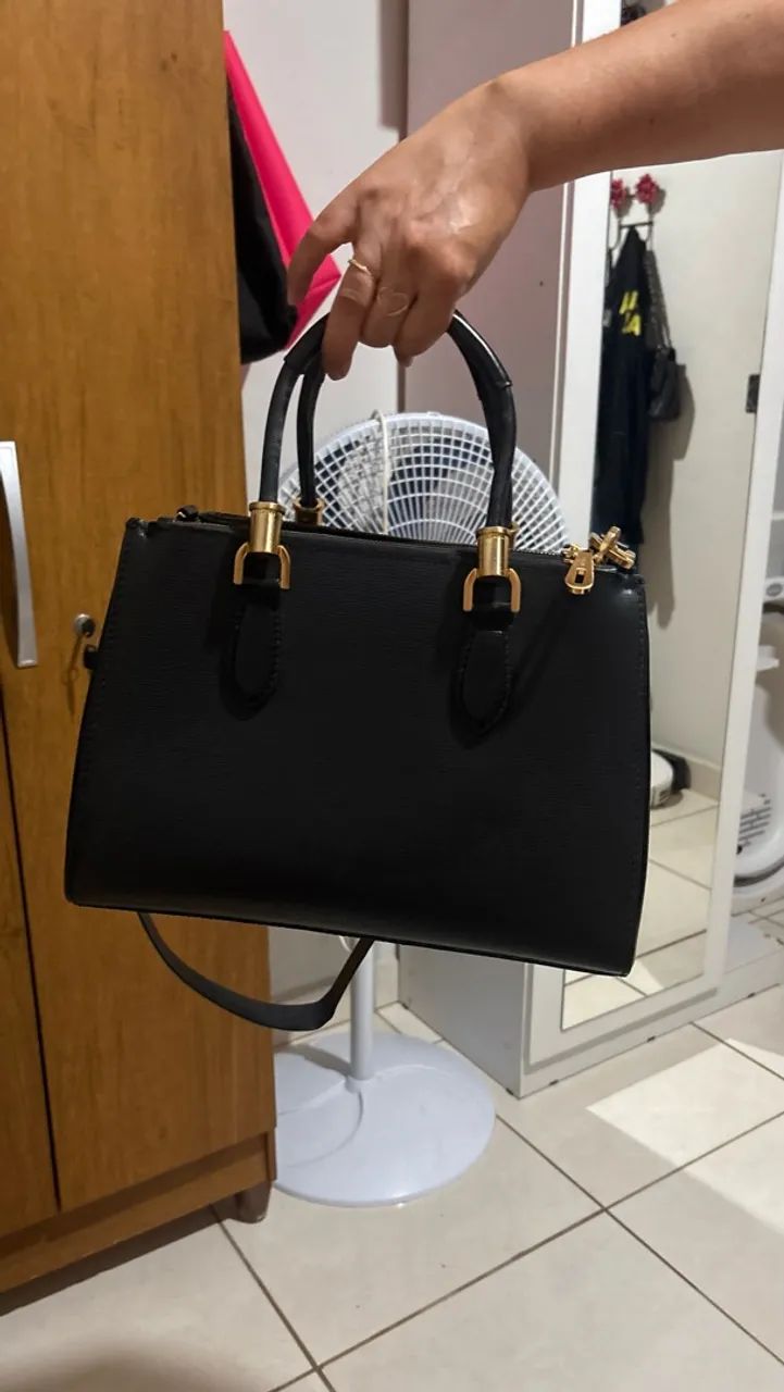 bolsa schutz new lorena tote preta - Foto 2