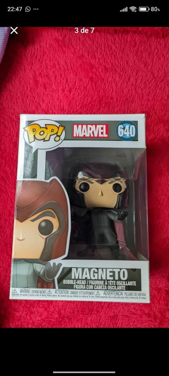 FUNKO POP MAGNETO WOLVERINE E MISTÉRIO  - Foto 3