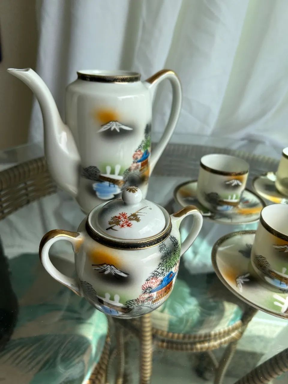Kit de chá de Porcelana Eggshell  - Foto 4