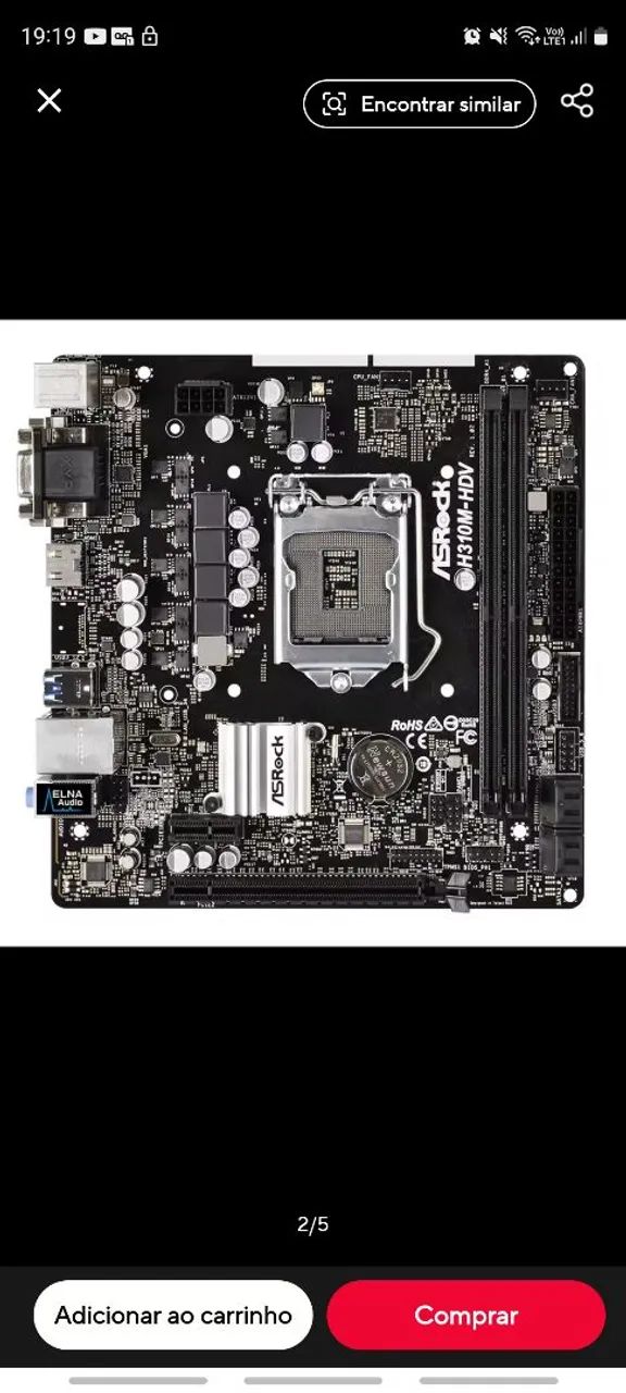 Kit upgrade h310, i5-9600, 8gb