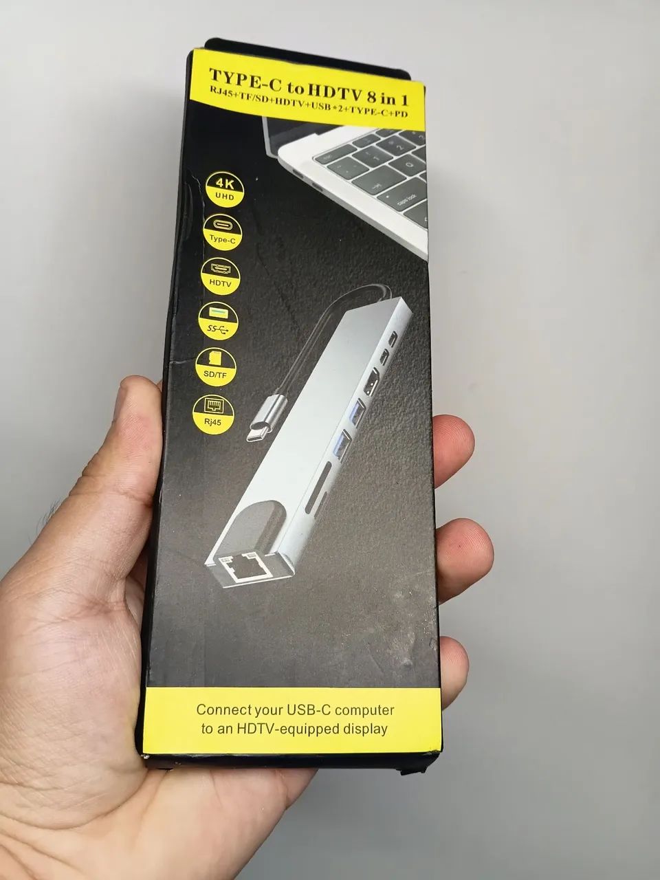 Hub USB Tipo C 8 Portas - FRETE GRÁTIS - Foto 2