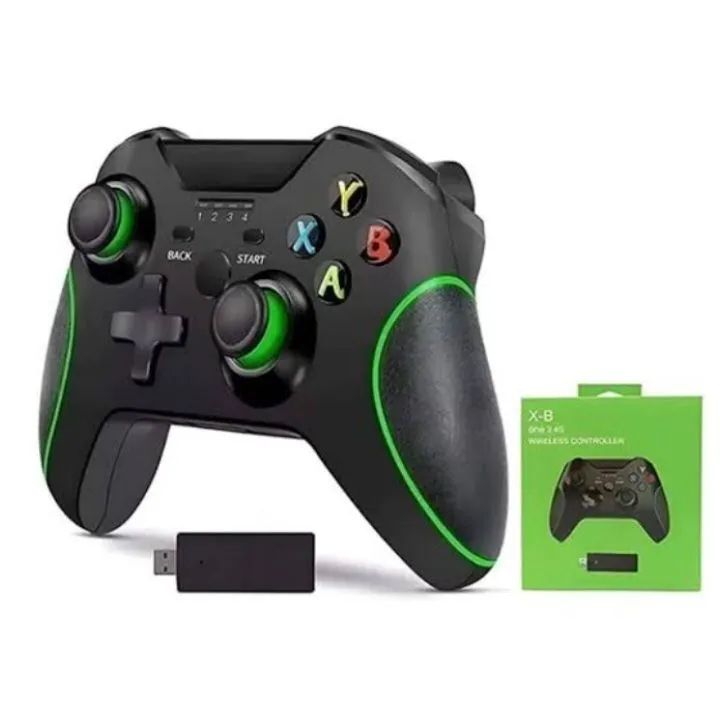 Joystick Sem Fio Controle Compatível Com Xbox One Pc E Cloud Gaming Cor Preto E Verde - Foto 5