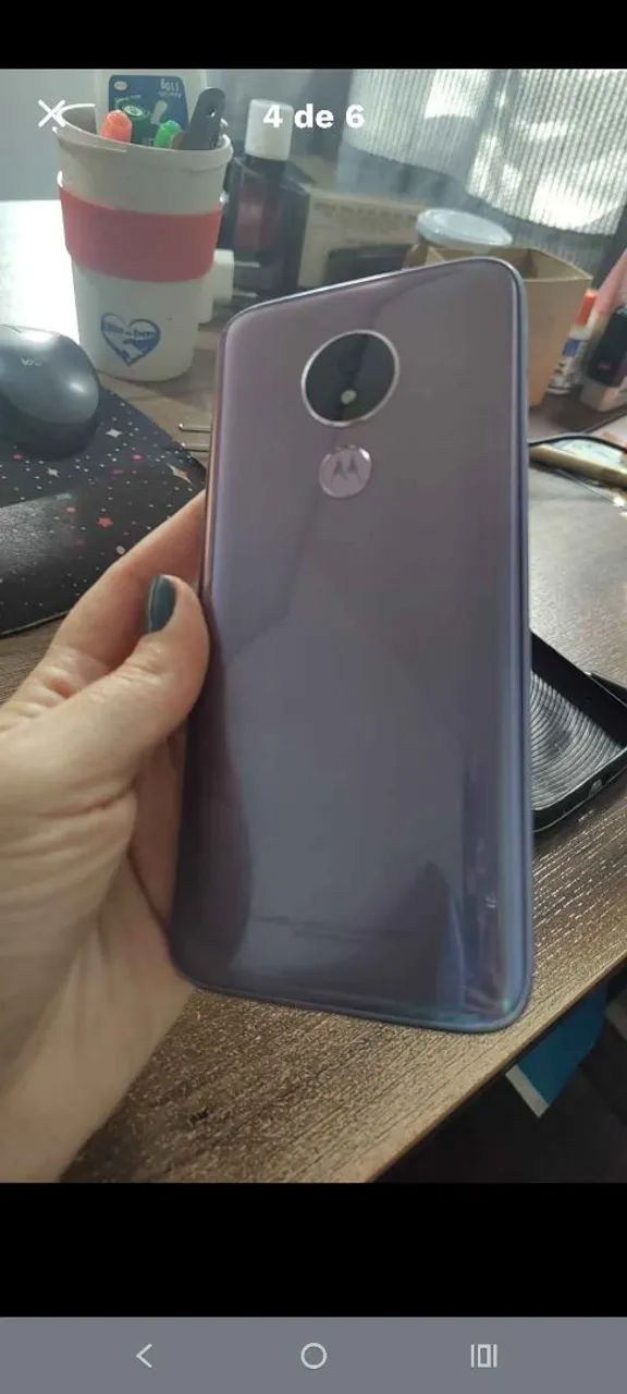 Moto G7 Power lilás  - Foto 3
