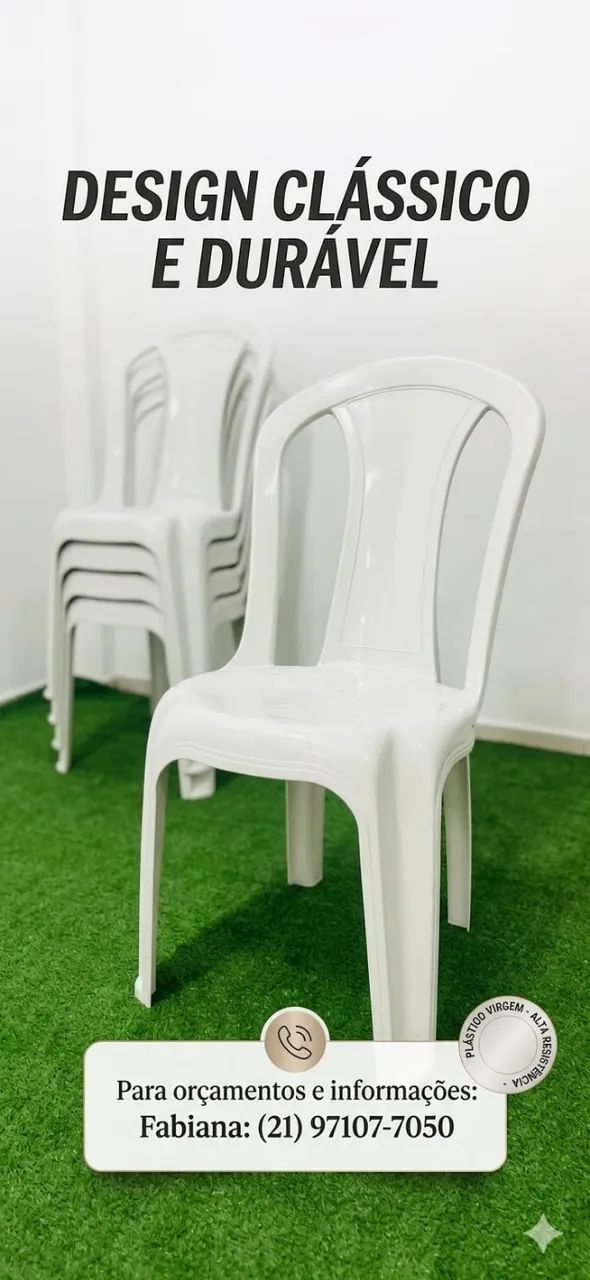 Cadeira plastica 