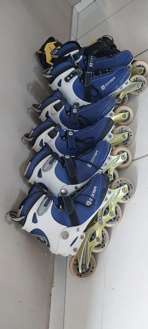 Patins oxer rolamento abec-7 diversão garantida para toda família.  - Foto 2