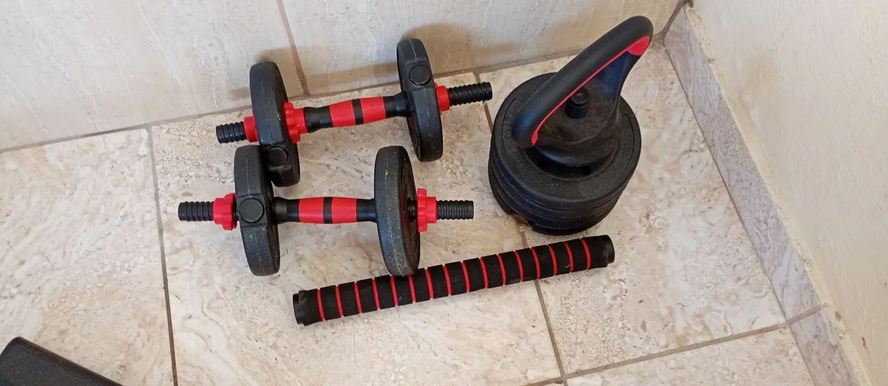 Bicicleta ergométrica e pesos - Foto 3