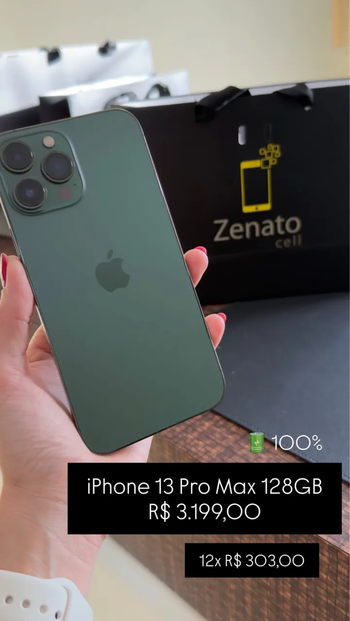 iPhone 13 Pro 128g impecável com garantia - Celulares e