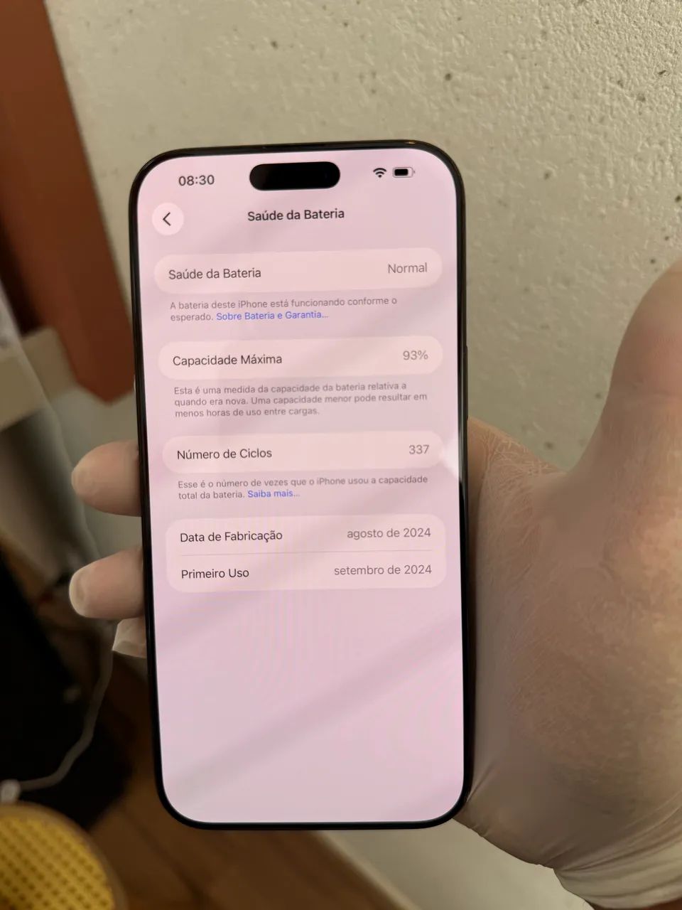 iPhone 16 Pro Max Black Titanium 256gb - Bateria 93% - Foto 2