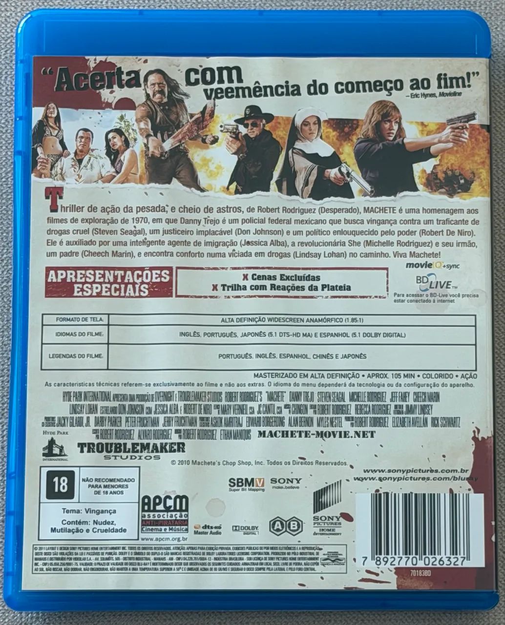 BLU-RAY MACHETE (ORIGINAL) - Foto 2