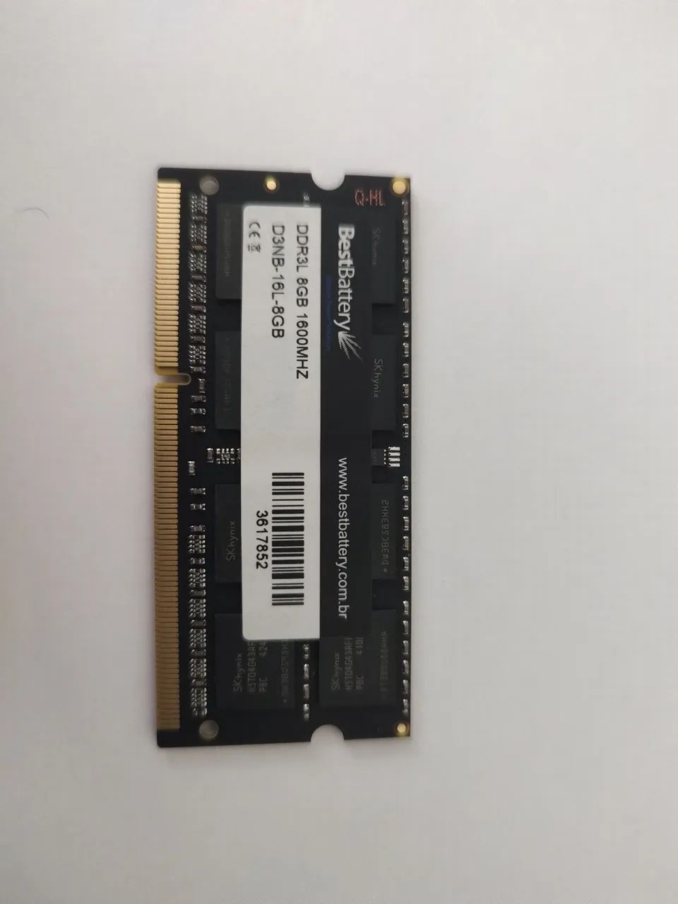 Memoria BestBattery Notebook DDR3L 8GB 1.35V Low Voltage