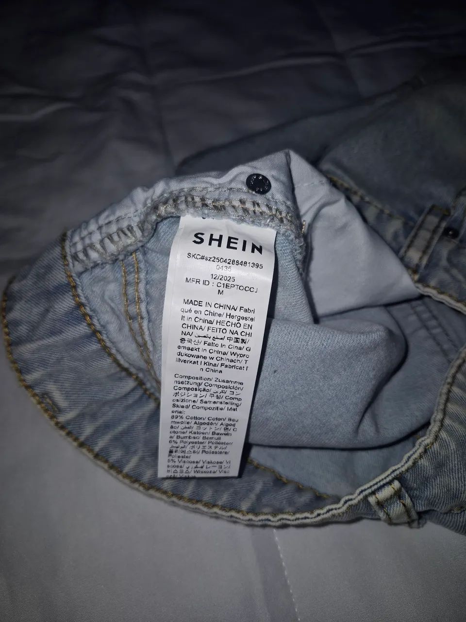 Short jeans claro shein M  - Foto 5