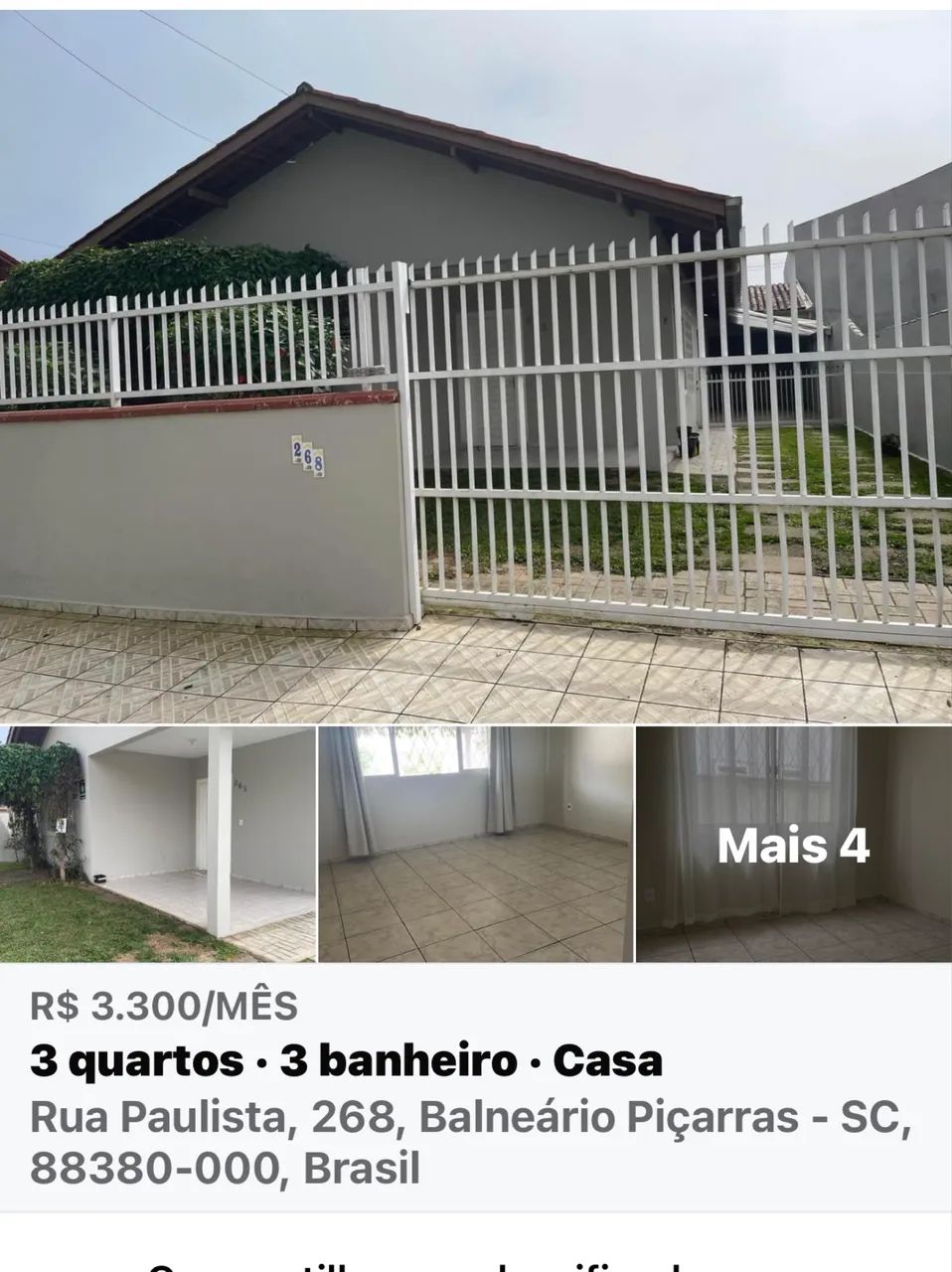 Vendo casa em rua retamar