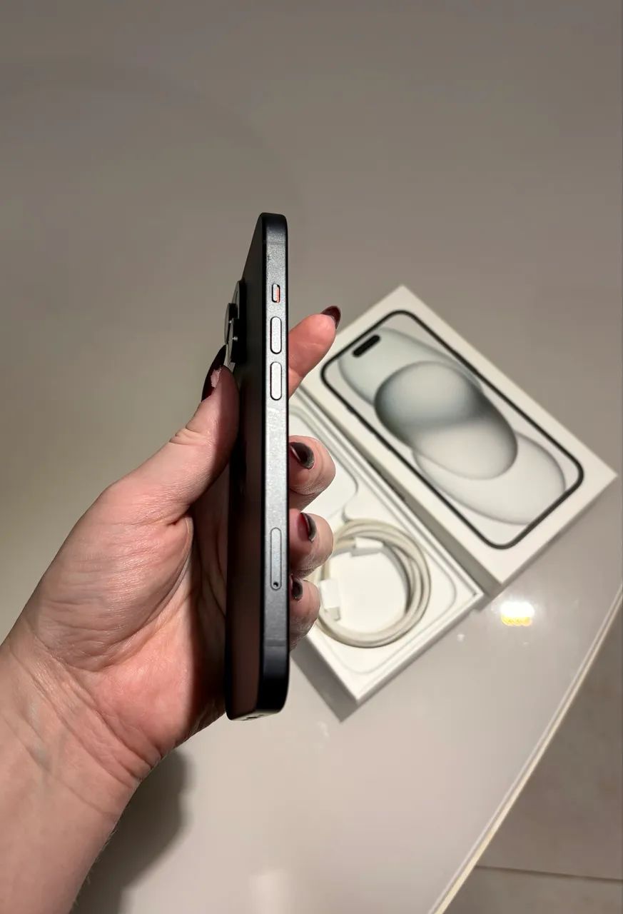 iPhone 15 128gb Preto - Impecável / Excelente estado - Foto 5