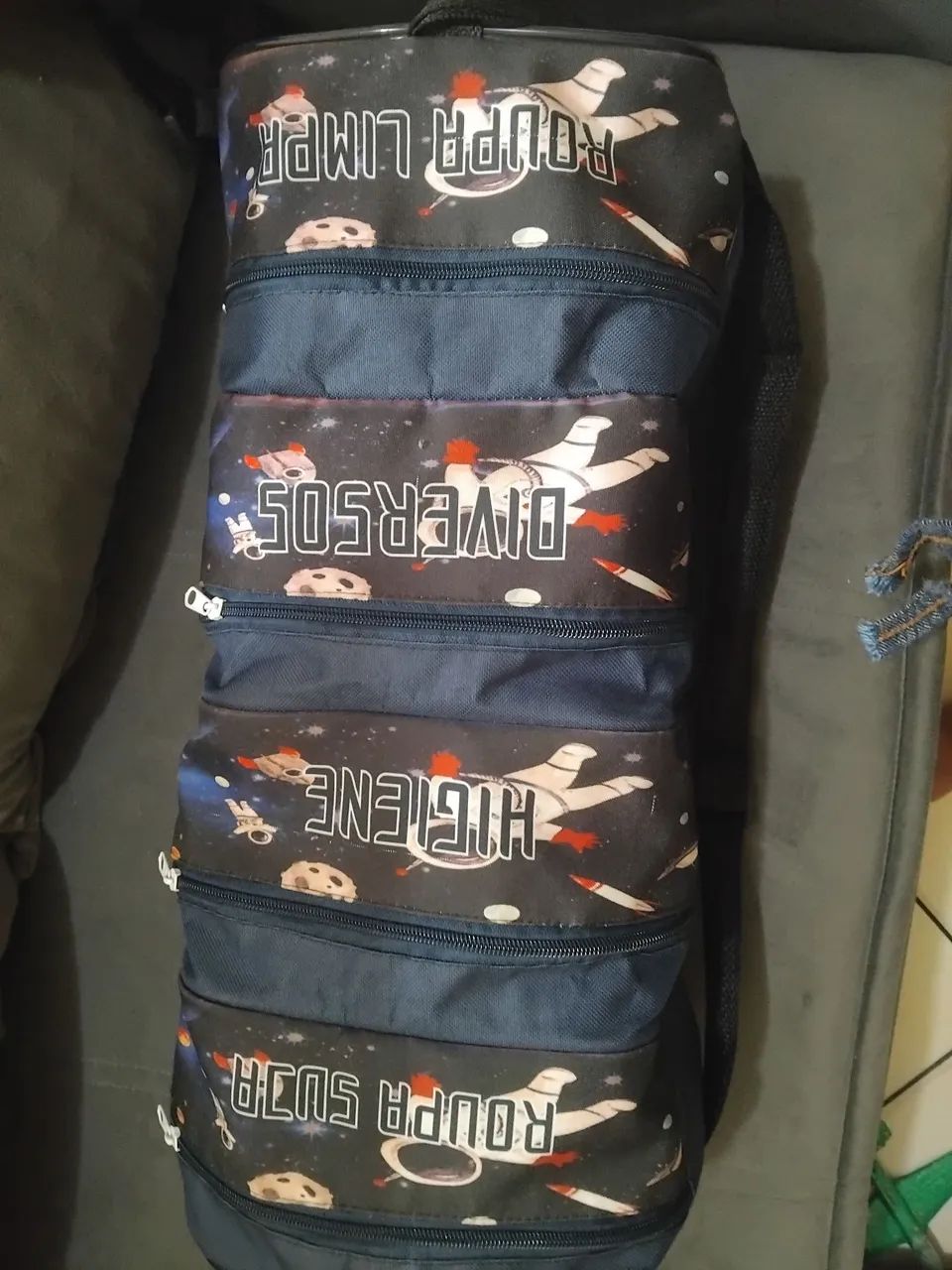 Kit bolsa creche com divisórias  - Foto 2
