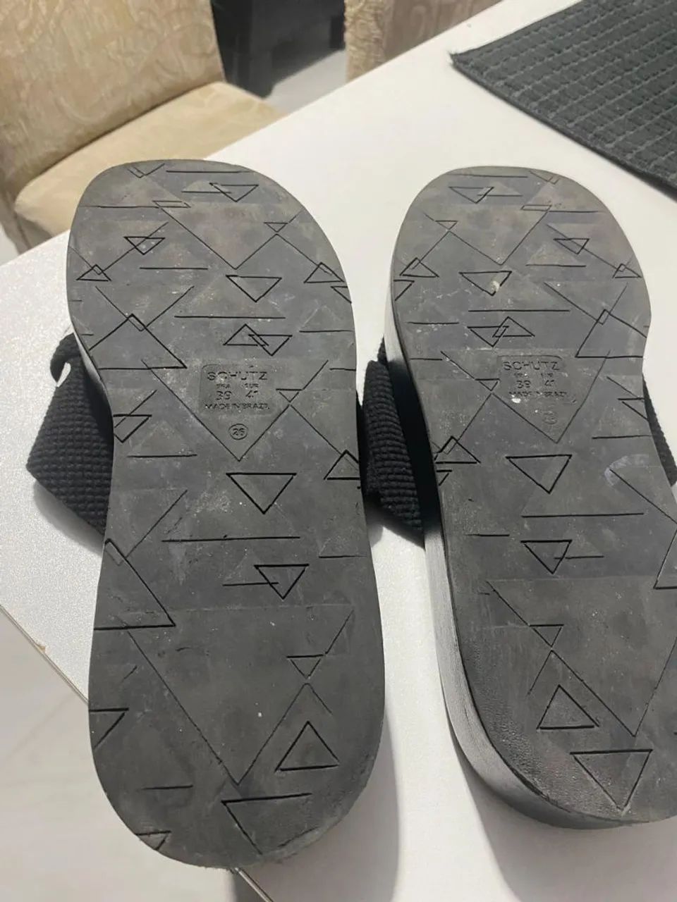 Tamanco schutz couro - Foto 3