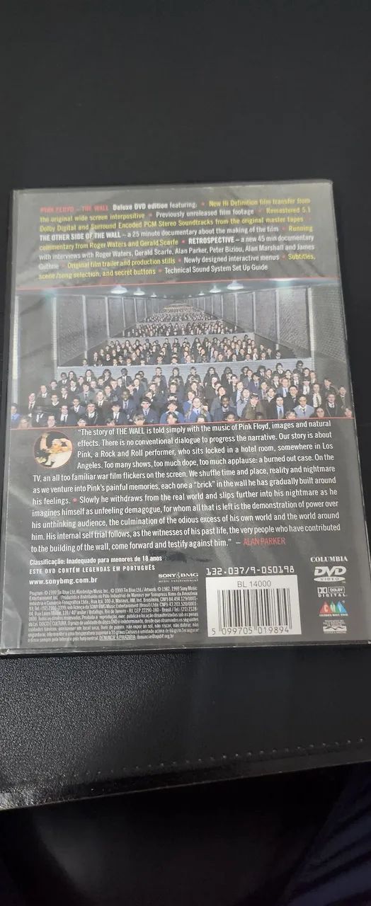 DVD Pink Floyd "The Wall" (Original) - Foto 2