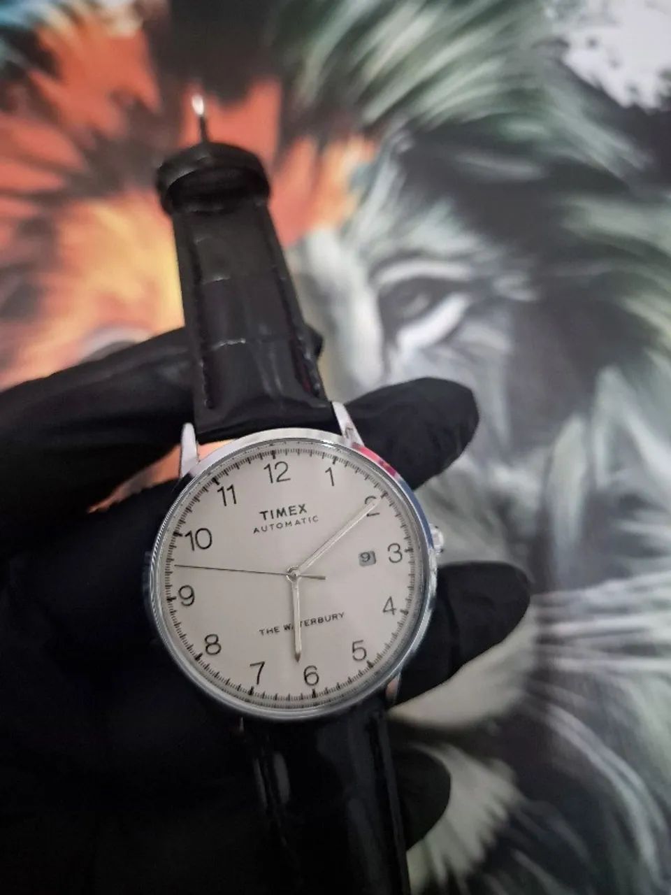 Relógio TIMEX AUTOMÁTICO  - PULSEIRA DE COURO GENUÍNO  - Foto 4