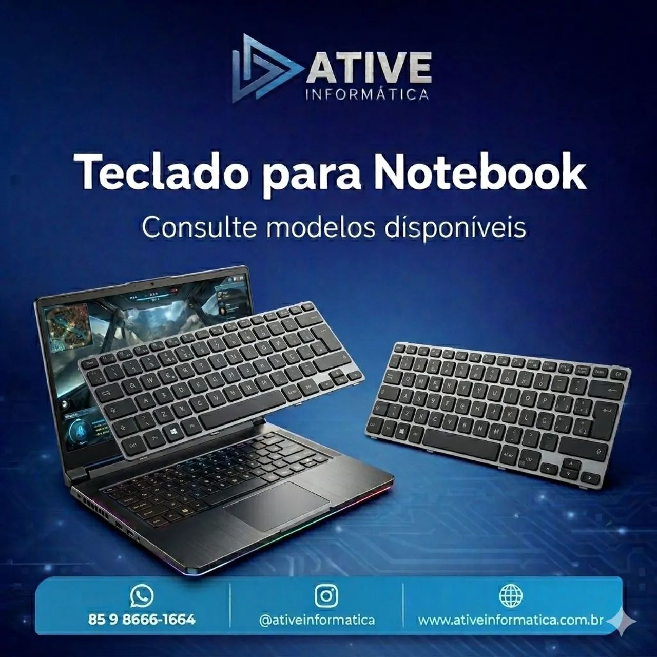 Teclado para notebook 
