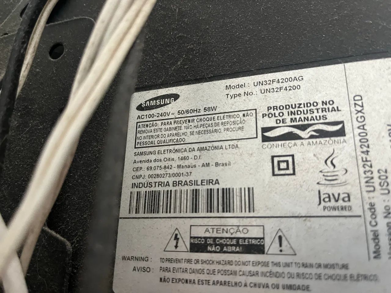 TV Samsung 32 polegadas 