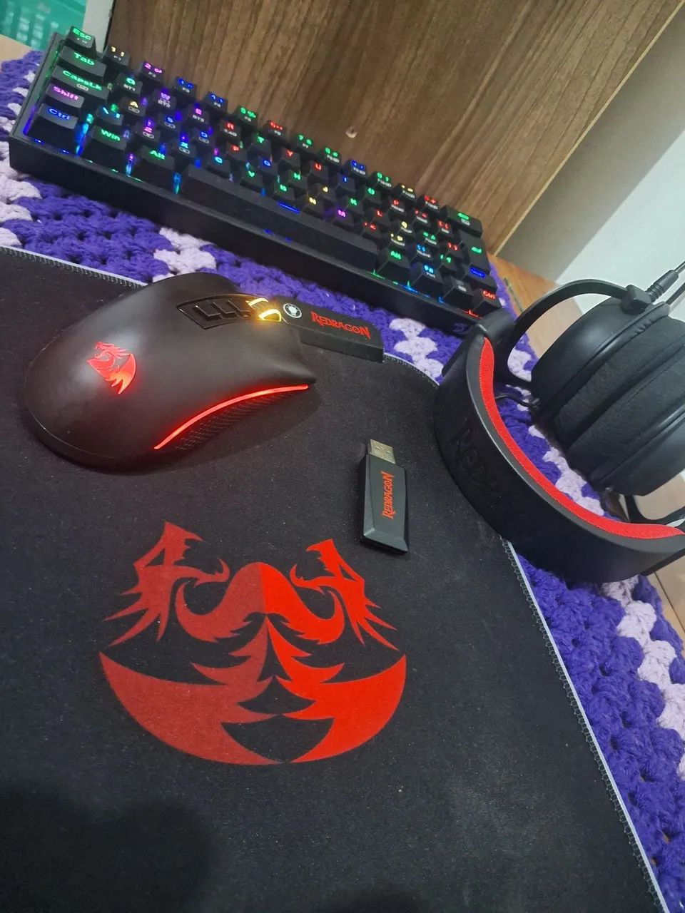 Venda/Troca | Notebook Gamer Acer Nitro 5 + Conjunto Red Dragon Original | Chama no Chat - Foto 2