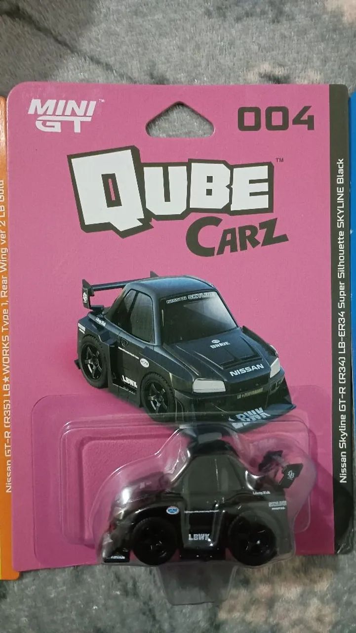Mini Gt Qube Carz Kit Set Conjunto - Nissan Skyline GTR R34, R35 e
