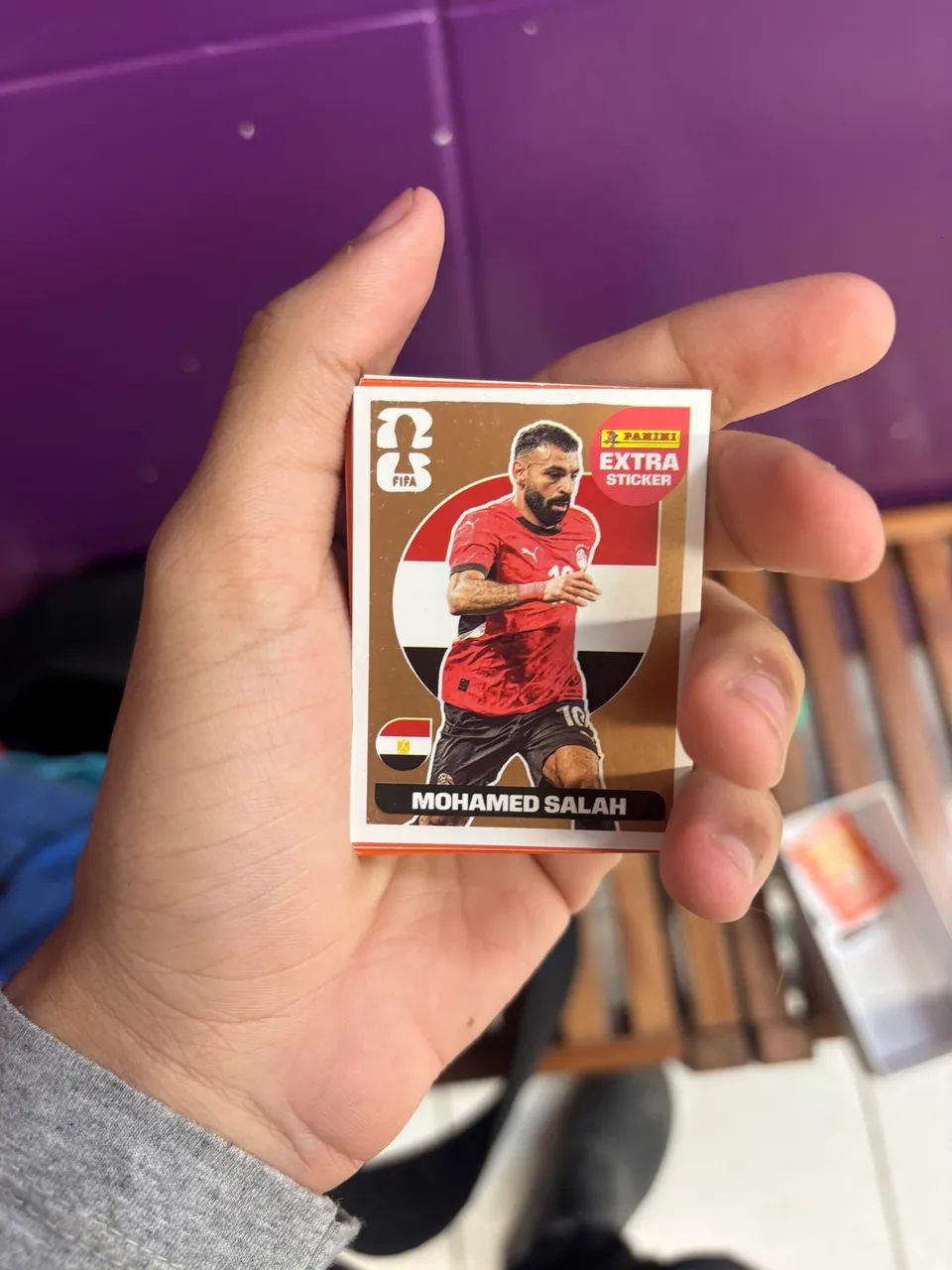 Figurinha Salah bronze