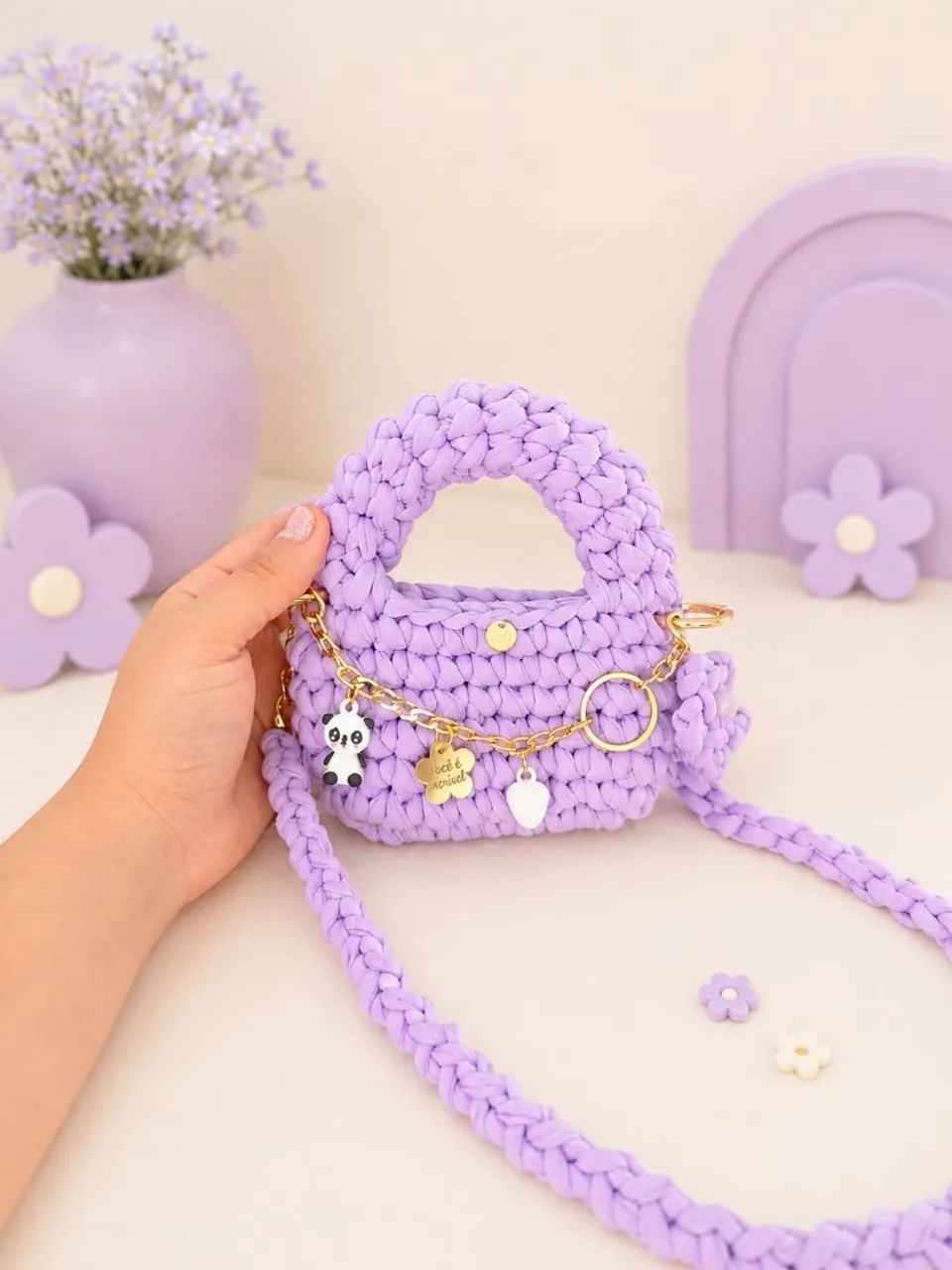 Bag infantil crochê  - Foto 5