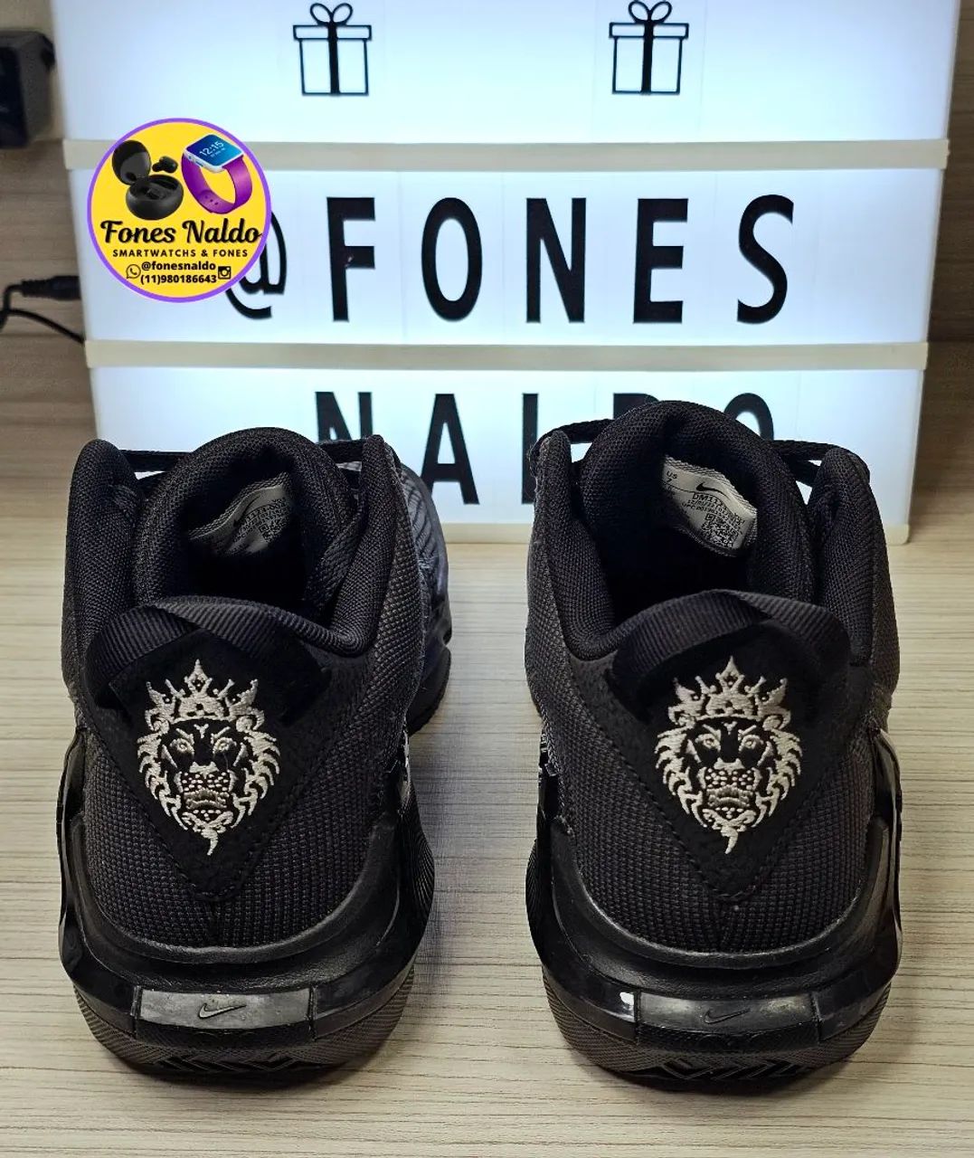 tênis Nike LeBron Witness 7 Cor preta - Foto 4