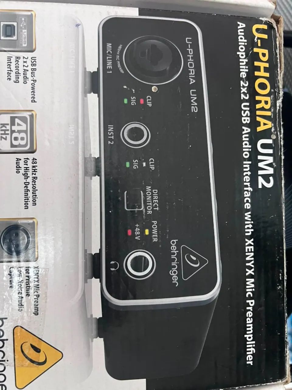 Interface de áudio USB Behringer U-Phoria UM2 - Foto 2